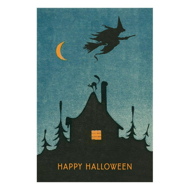 Flying Witch HD Canvas printed Home decor painting room Wall art picture poster Flying Witch HD Canvas printed Home decor painting room Wall art picture poster